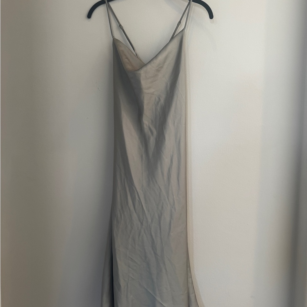 Show Me Your MuMu Silver Midi Dress